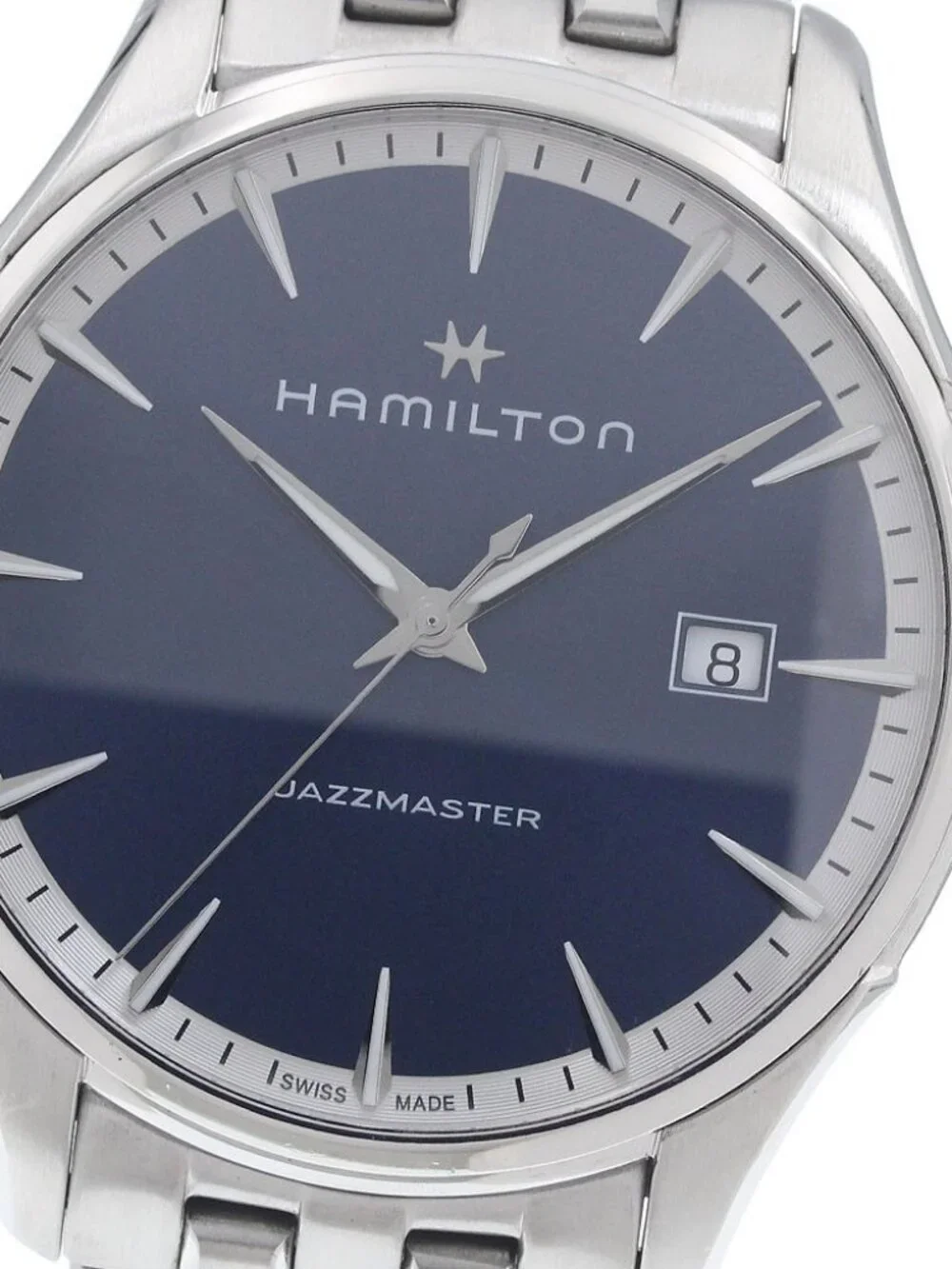 HAMILTON Jazz master H324510 Date Navy Dial Quartz Men's Watch_965047